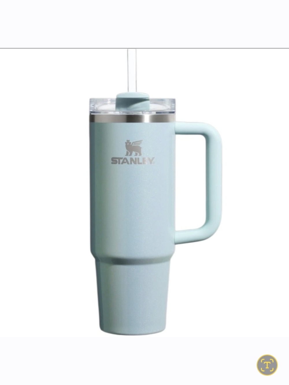 Stanley The Quencher H2.0 Flowstate Tumbler in Blueberry Milk 40 oz NWT